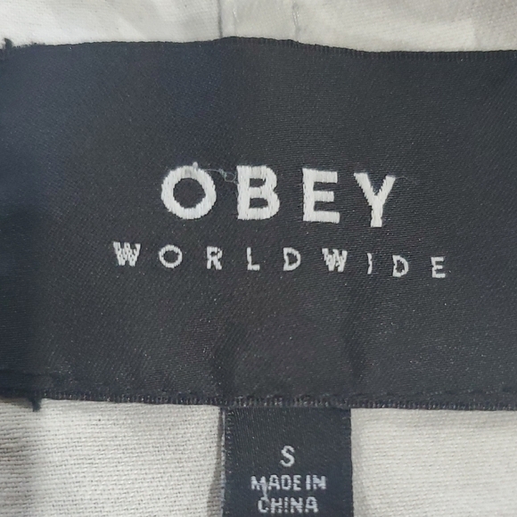 Obey Monochrome Checkered Jean Jacket - Picture 5 of 9